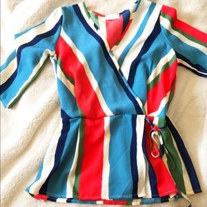 Sienna Sky Striped Boutique Top